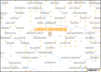 map of La Perche Rompue