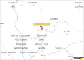 map of La Pérdida