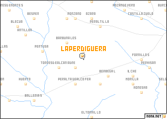map of Laperdiguera