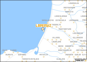 map of La Perdiz