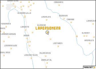 map of La Perdomera