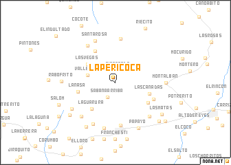 map of La Pericoca