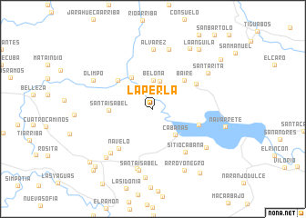 map of La Perla