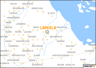 map of La Perla