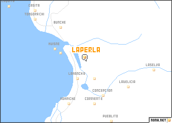 map of La Perla