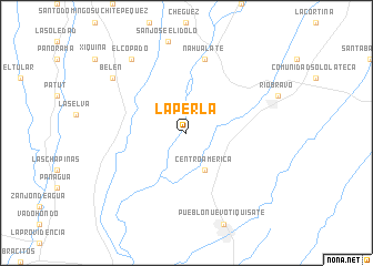 map of La Perla