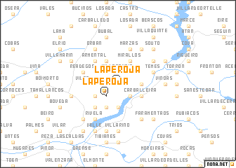 map of La Peroja