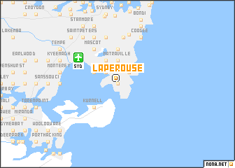 map of La Perouse