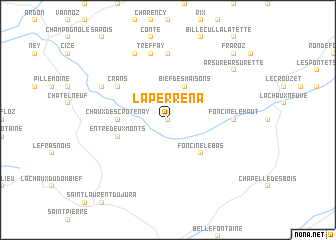 map of La Perrena