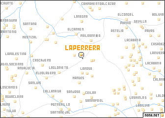 map of La Perrera