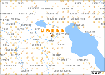 map of La Perrière