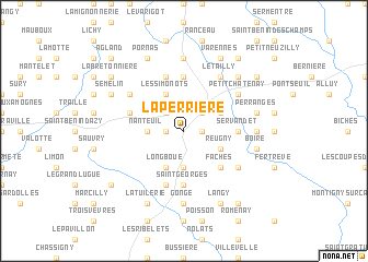 map of La Perrière