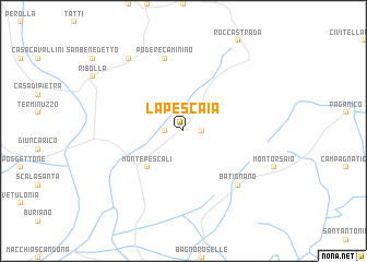 map of La Pescaia