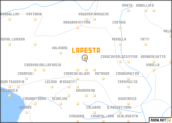 map of La Pesta