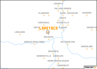 map of La Petaca