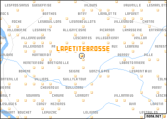 map of La Petite Brosse