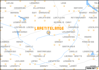 map of La Petite Lande