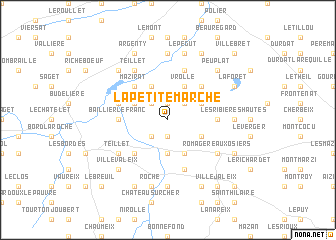 map of La Petite-Marche