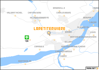 map of La Petite-Rivière