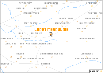 map of La Petite Saulaie