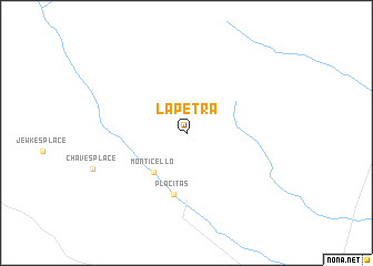 map of La Petra