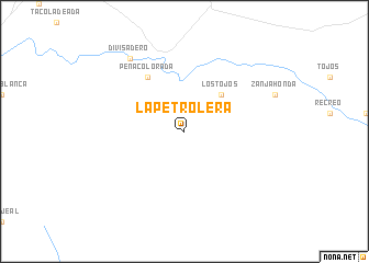 map of La Petrolera