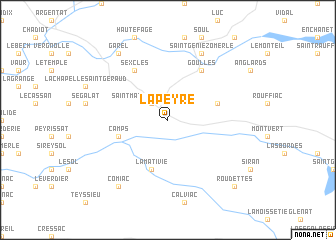 map of La Peyre