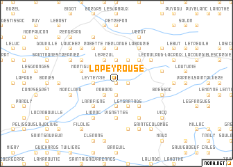 map of La Peyrouse