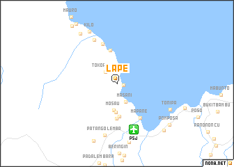 map of Lape