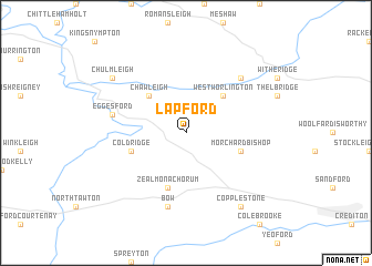 map of Lapford