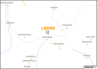 map of Lapham