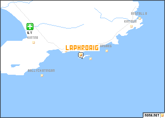 map of Laphroaig