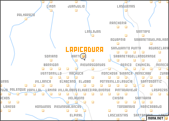 map of La Picadura