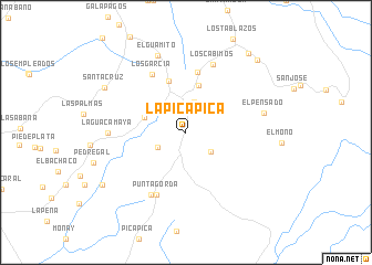 map of La Picapica