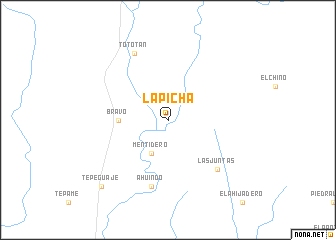 map of La Picha