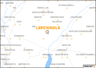 map of La Pichihuila