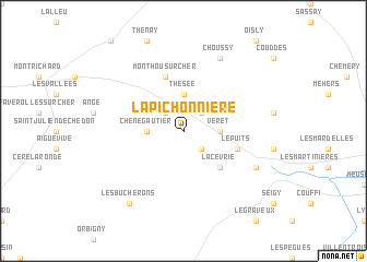 map of La Pichonnière