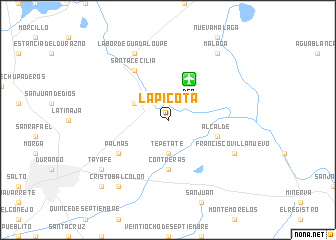 map of La Picota