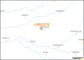 map of La Picota