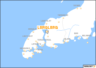 map of Lapid-Lapid