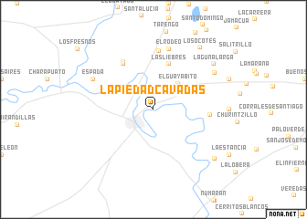 map of La Piedad Cavadas