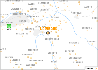 map of La Piedad