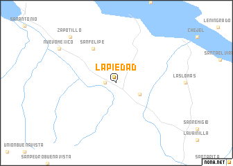 map of La Piedad