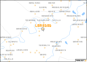 map of La Piedad