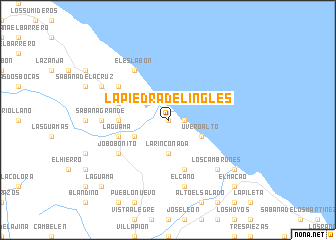 map of La Piedra del Inglés