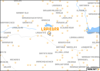 map of La Piedra