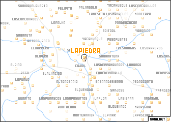 map of La Piedra