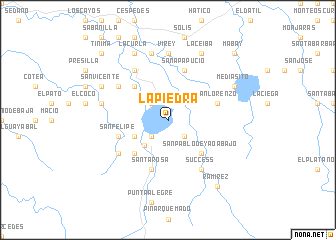 map of La Piedra