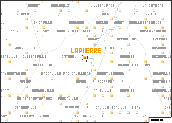 map of La Pierre