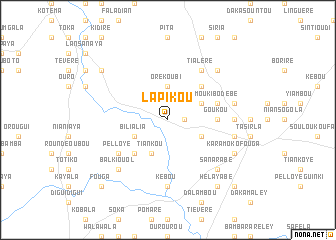 map of Lapikou